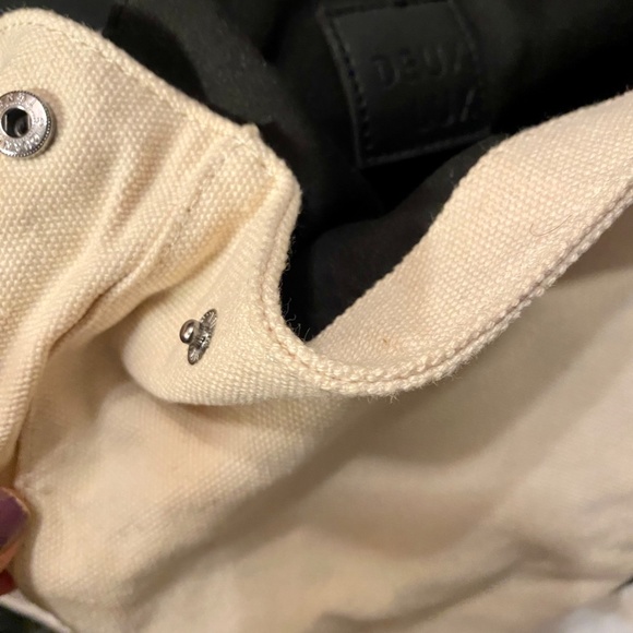 Deux Lux Backpack in Canvas with Black Details - Picture 6 of 8